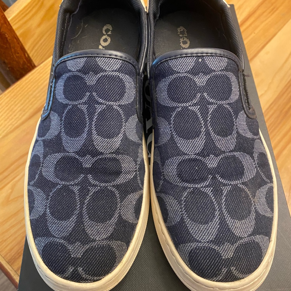 Coach Women's Navy Slip-On Shoes